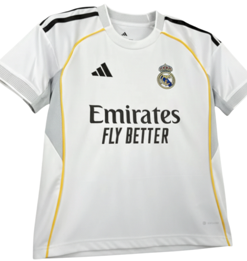2025/2026 Real Madrid Home Kit Kids Size