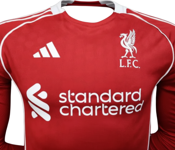 2025/2026 Liverpool Home Long Sleeve