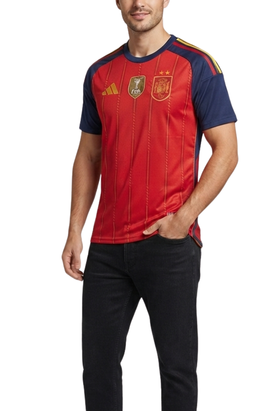 Spain 2026 Main Twin Stars Football Jersey