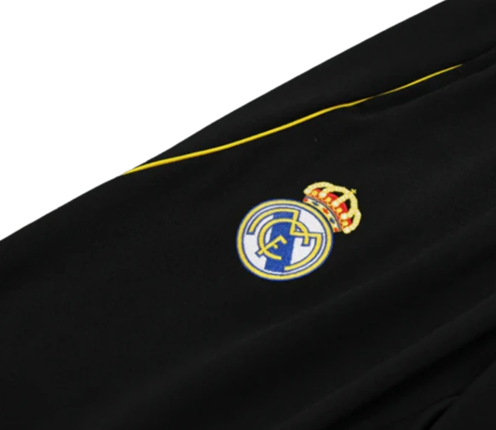 2025/2026 Real Madrid White and Black Tracksuit
