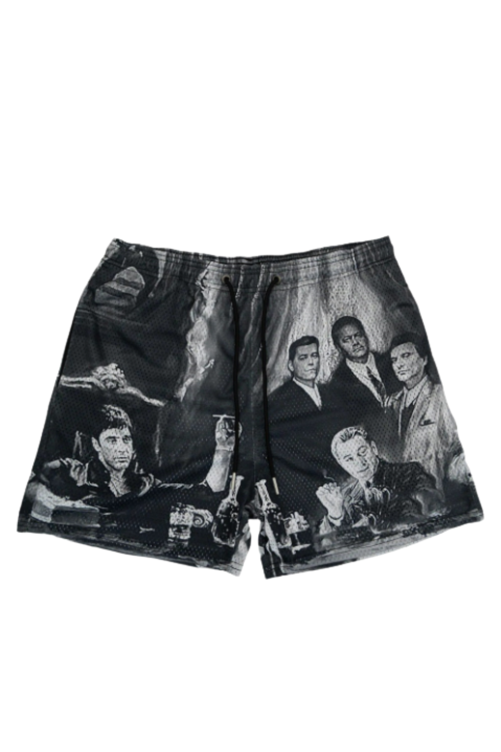 Vintage Mobster Mesh Shorts