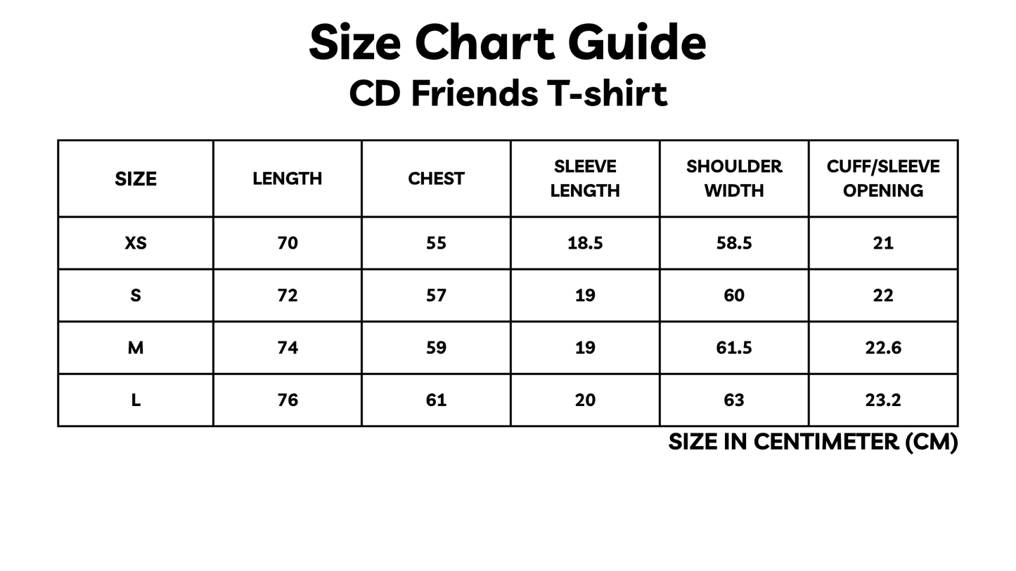 CD Friends T-shirt