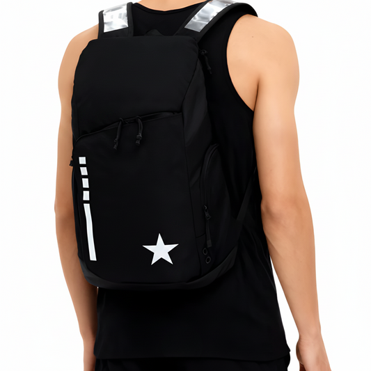 Elite Backpack Black White